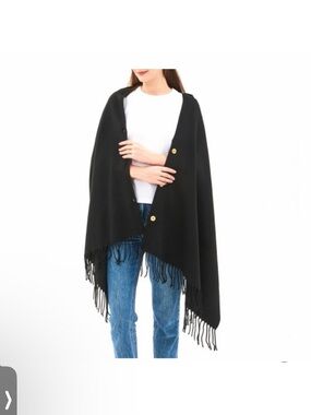 ALPINE SWISS WOMENS SHAWL EVENING WRAP
PASHMINA SCARF
FRINGE CAPE PONCHO BLACK